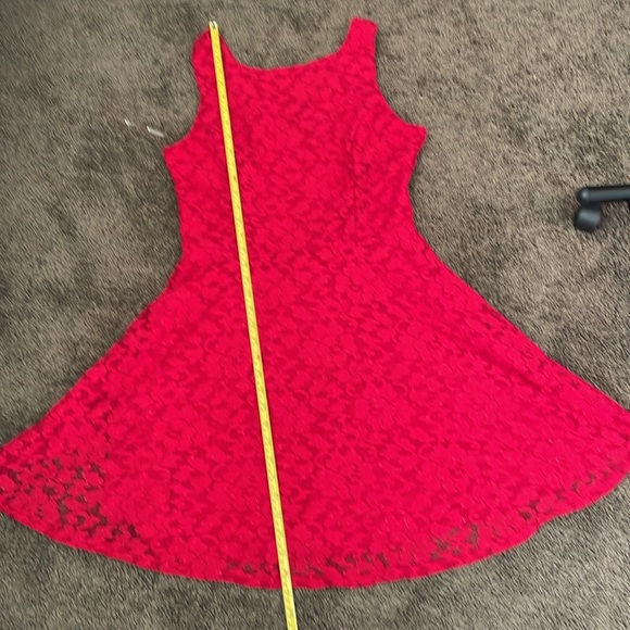Speechless, red lace dress size 13 - Picture 7 of 7